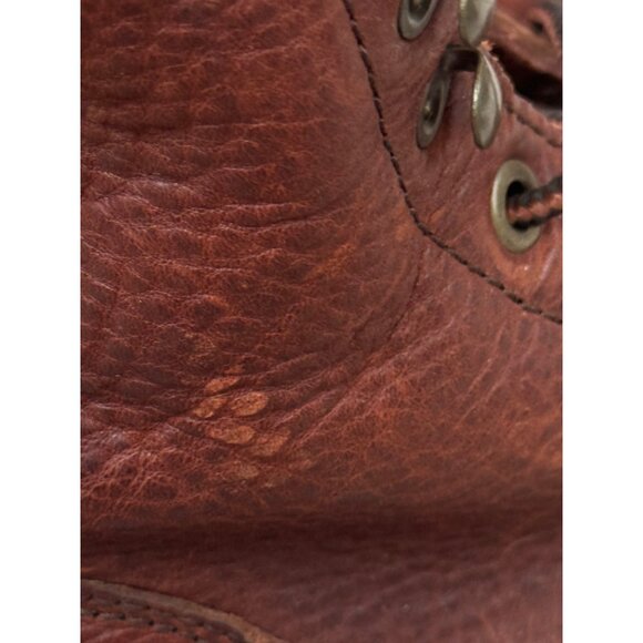 AdTec Mens Brown Leather Work Boots Size 9 M - Picture 15 of 16